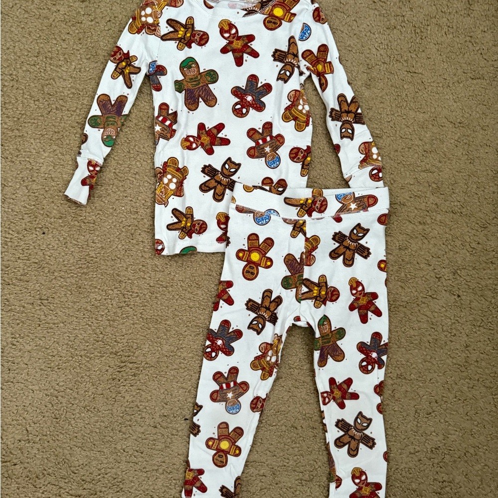 Marvel Gingerbread Pajama Set